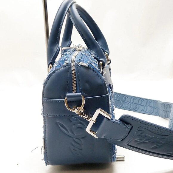 Christian Louboutin Blue Denim Hand Bag mon1168-110525 - Picture 4 of 16